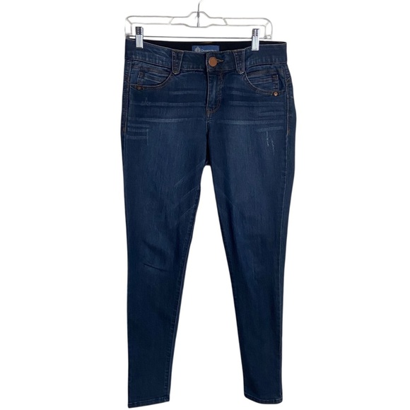 Democracy Ab Technology Jeans Size 4 Dark Wash Skinny Classic Casual Mature - Picture 1 of 8